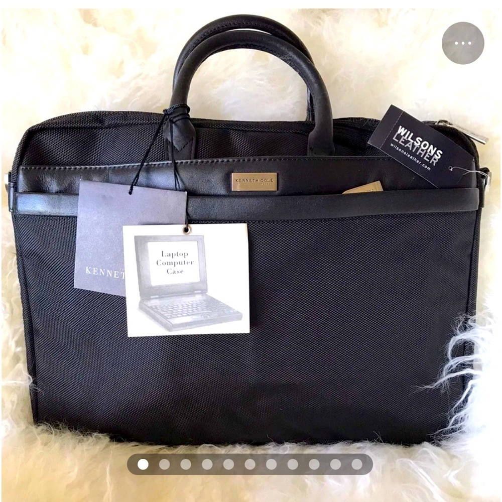 Kenneth Cole New York Computer Laptop Case Shoulder Bag Unisex
